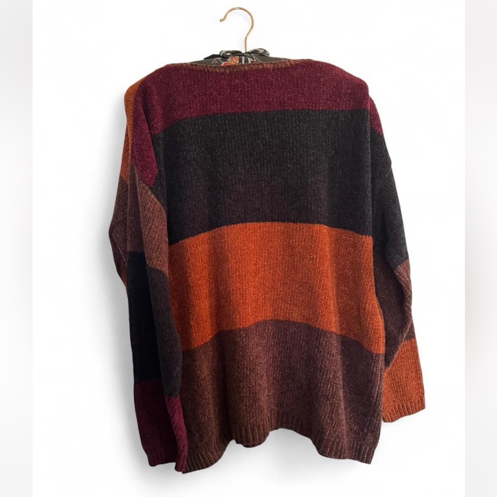 Vintage Colorful Patchwork Sweater - Picture 4 of 4